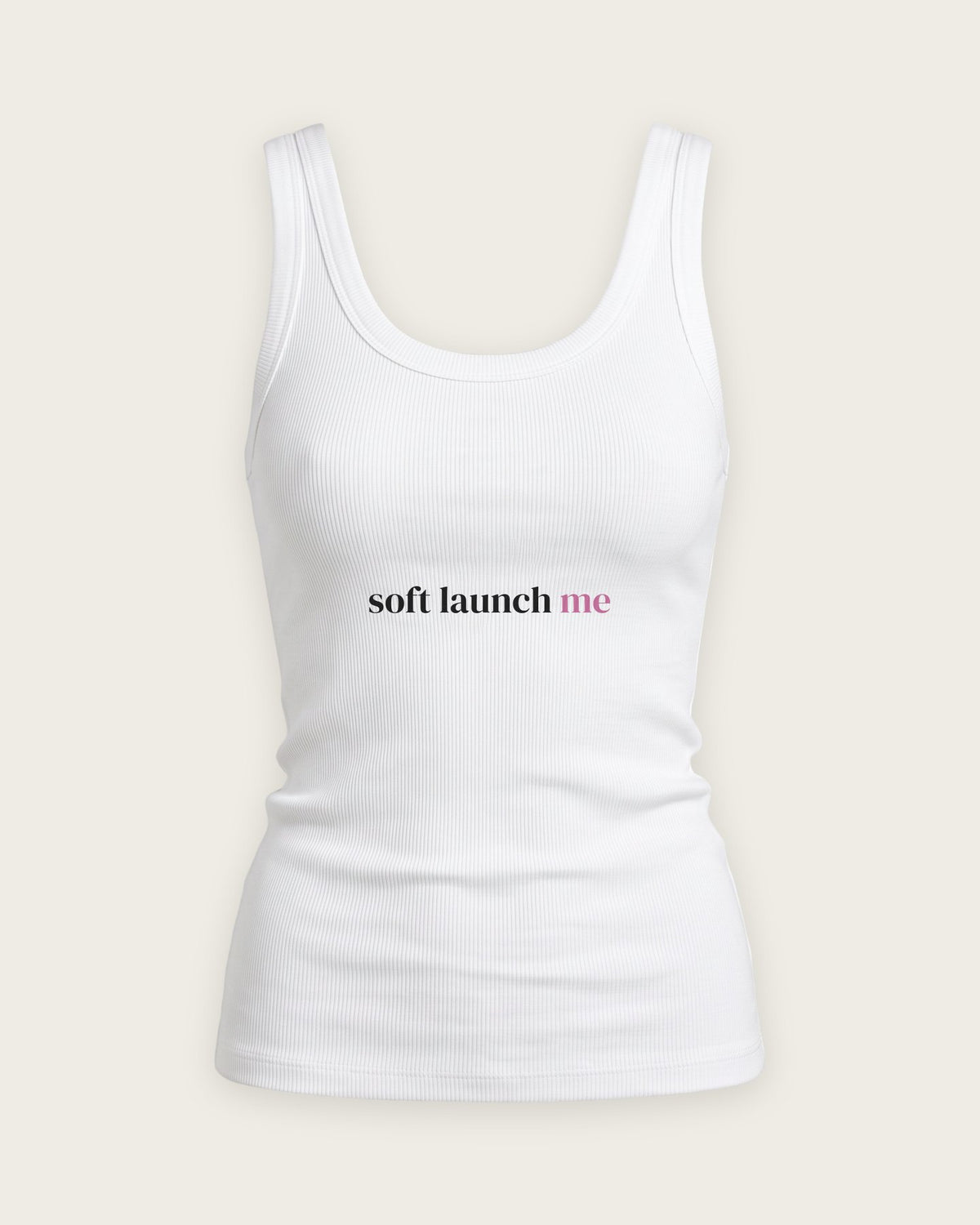 Regata Canelada “Soft Launch Me” — Branco