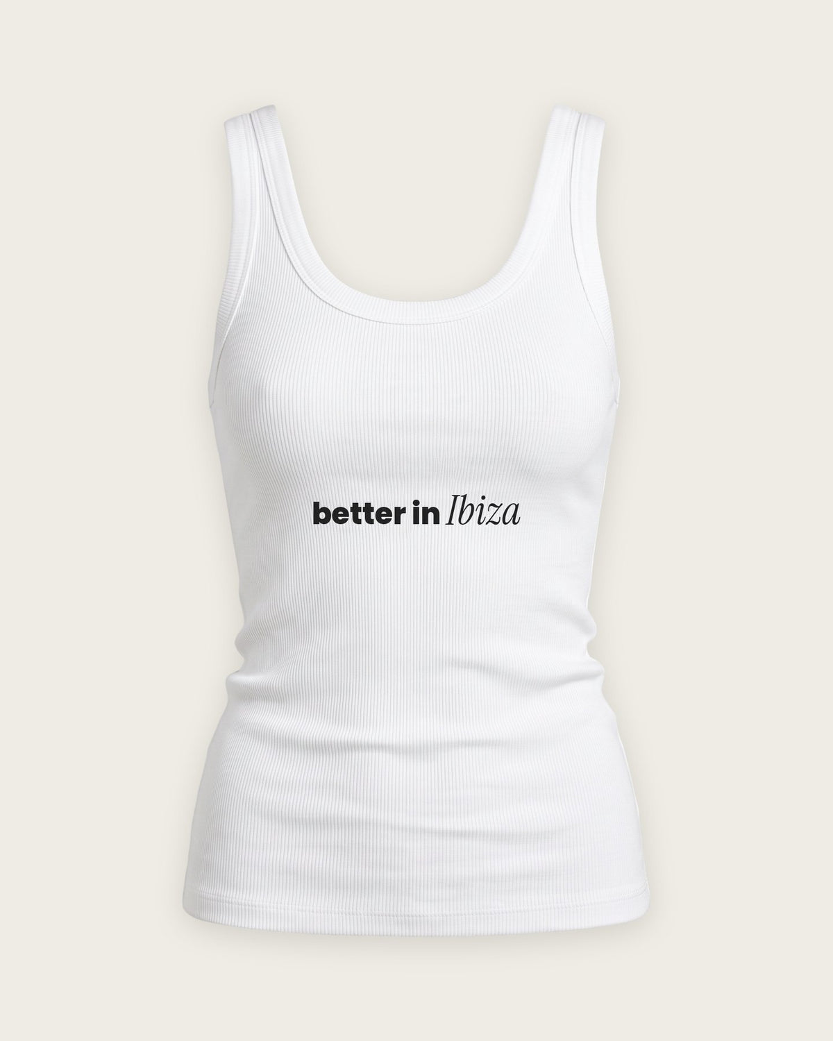 Regata Canelada “Better in Ibiza” — Branco