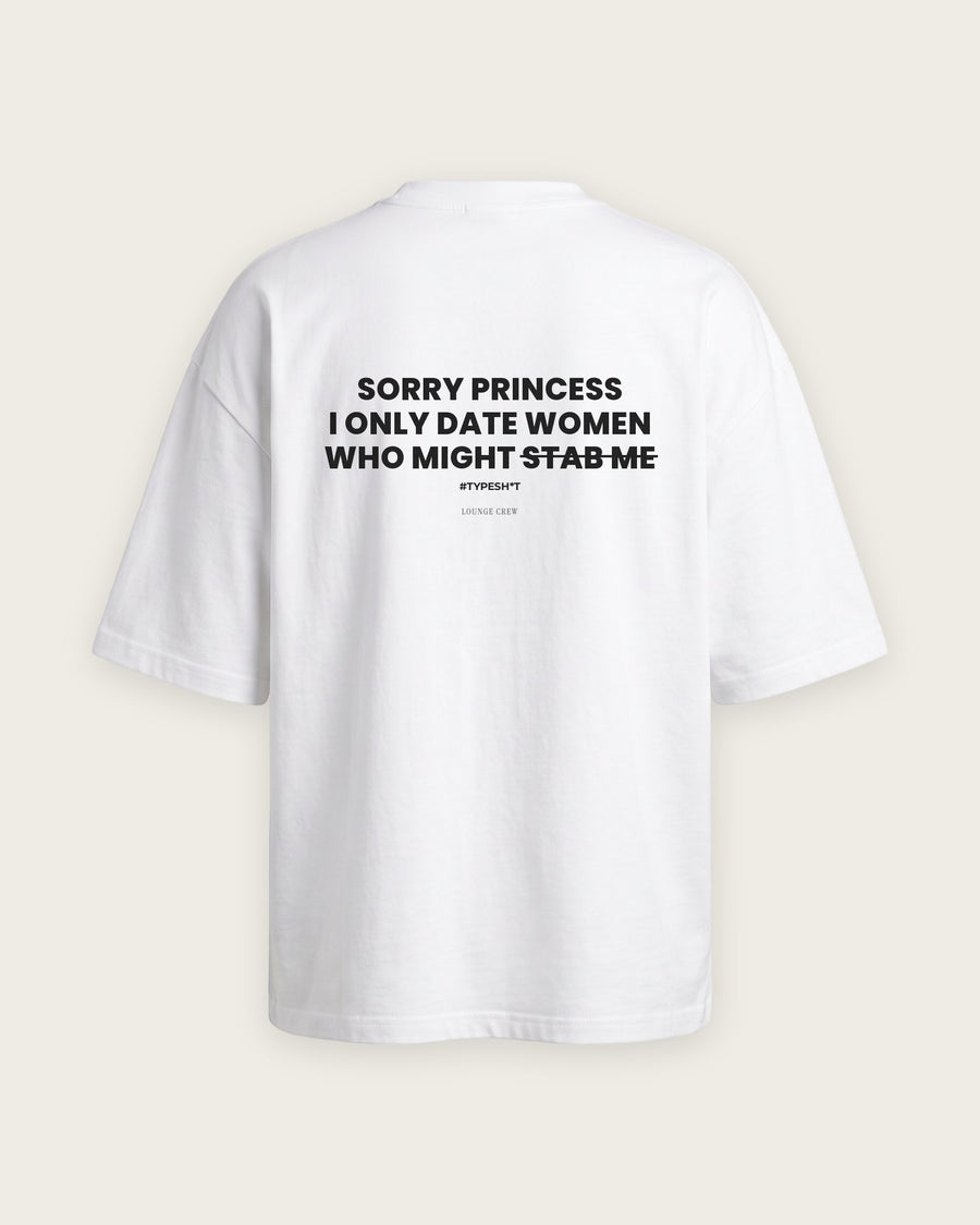 Camiseta Oversized “Sorry Princess”