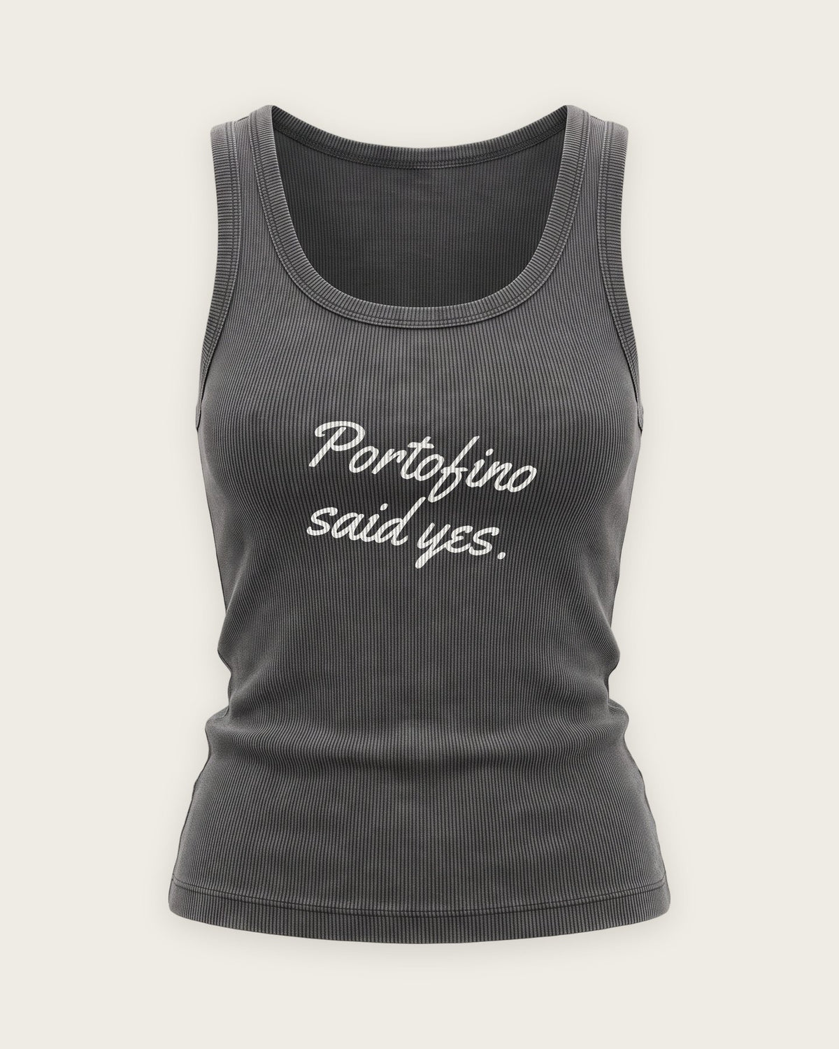 Regata Canelada “Portofino Said Yes” — Cinza Estonado