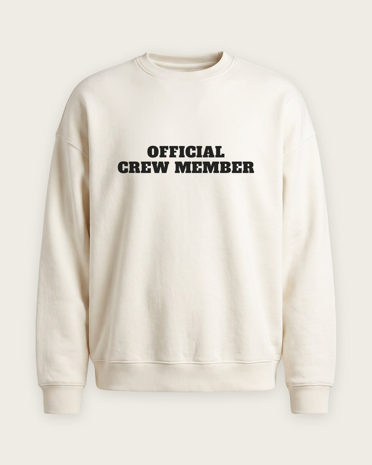 Moletom Careca “Official Crew Member” — Off-White