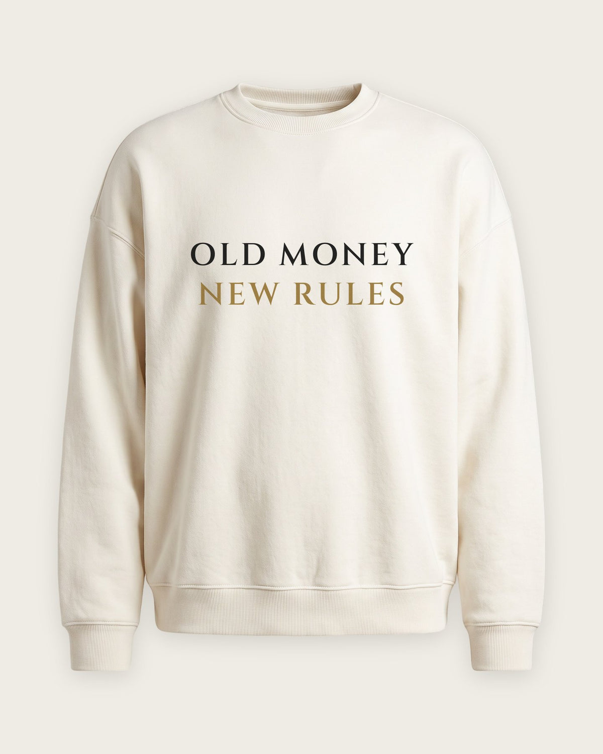 Moletom Careca “Old Money, New Rules” — Off-White