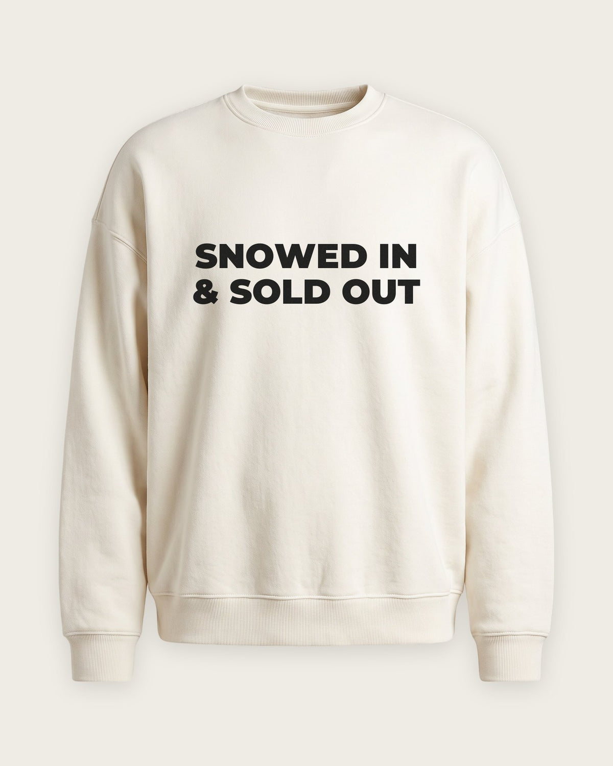 Moletom Careca “Snowed In and Sold Out” — Off-White