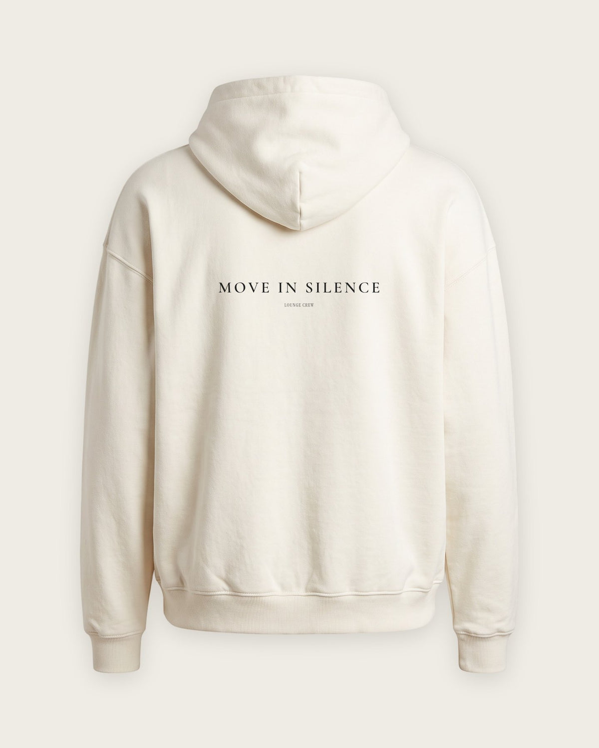 Moletom Oversized “Move in Silence” — Off-White