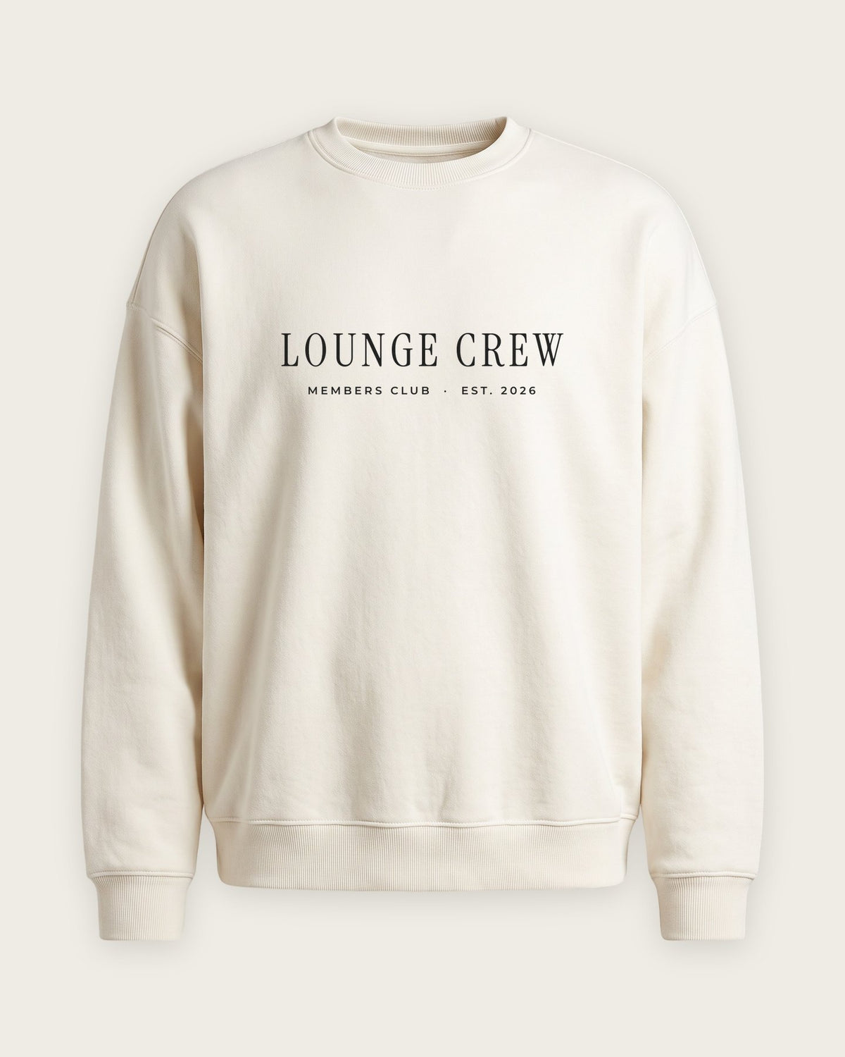 Moletom Careca “Lounge Crew” — Off-White