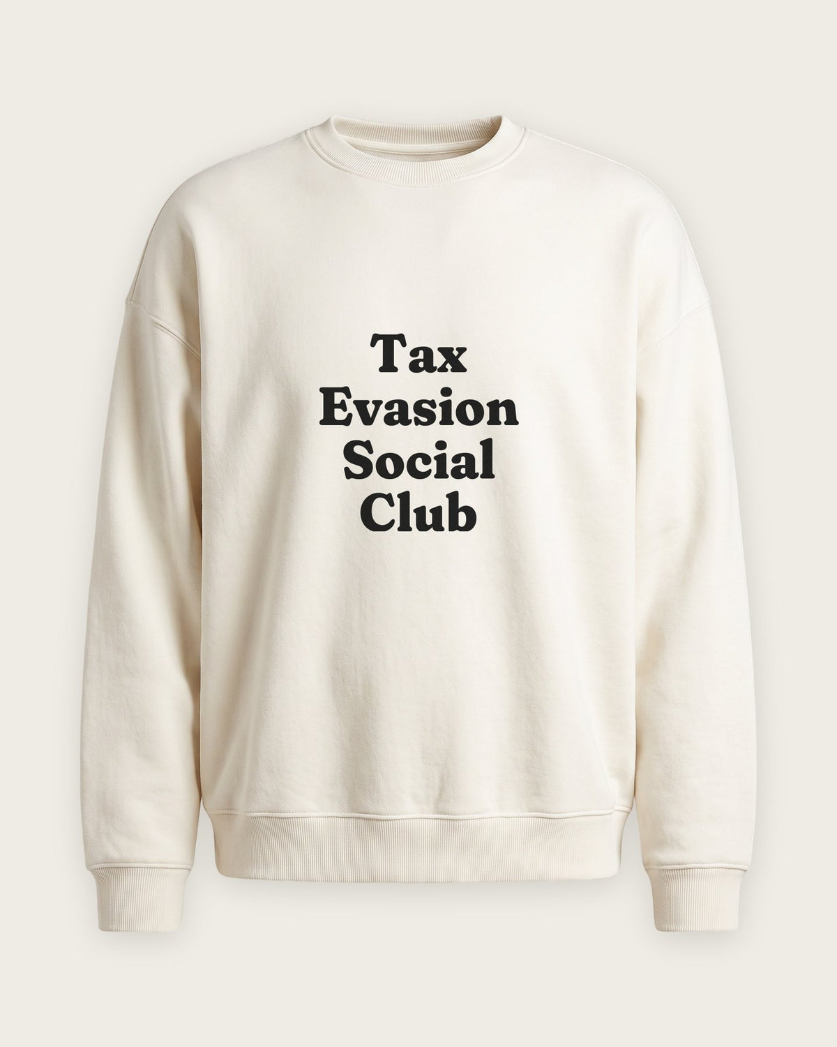 Moletom Careca “Tax Evasion Social Club” — Off-White