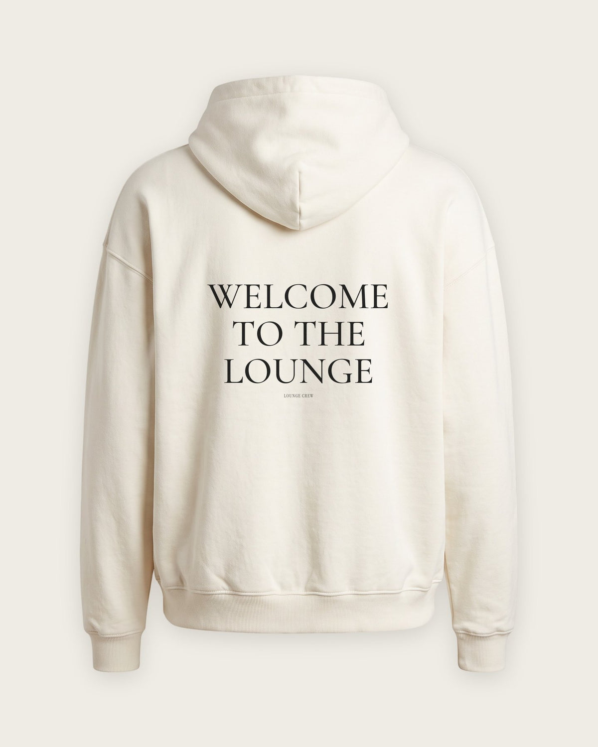 Moletom Oversized “Welcome to the Lounge” — Off-White