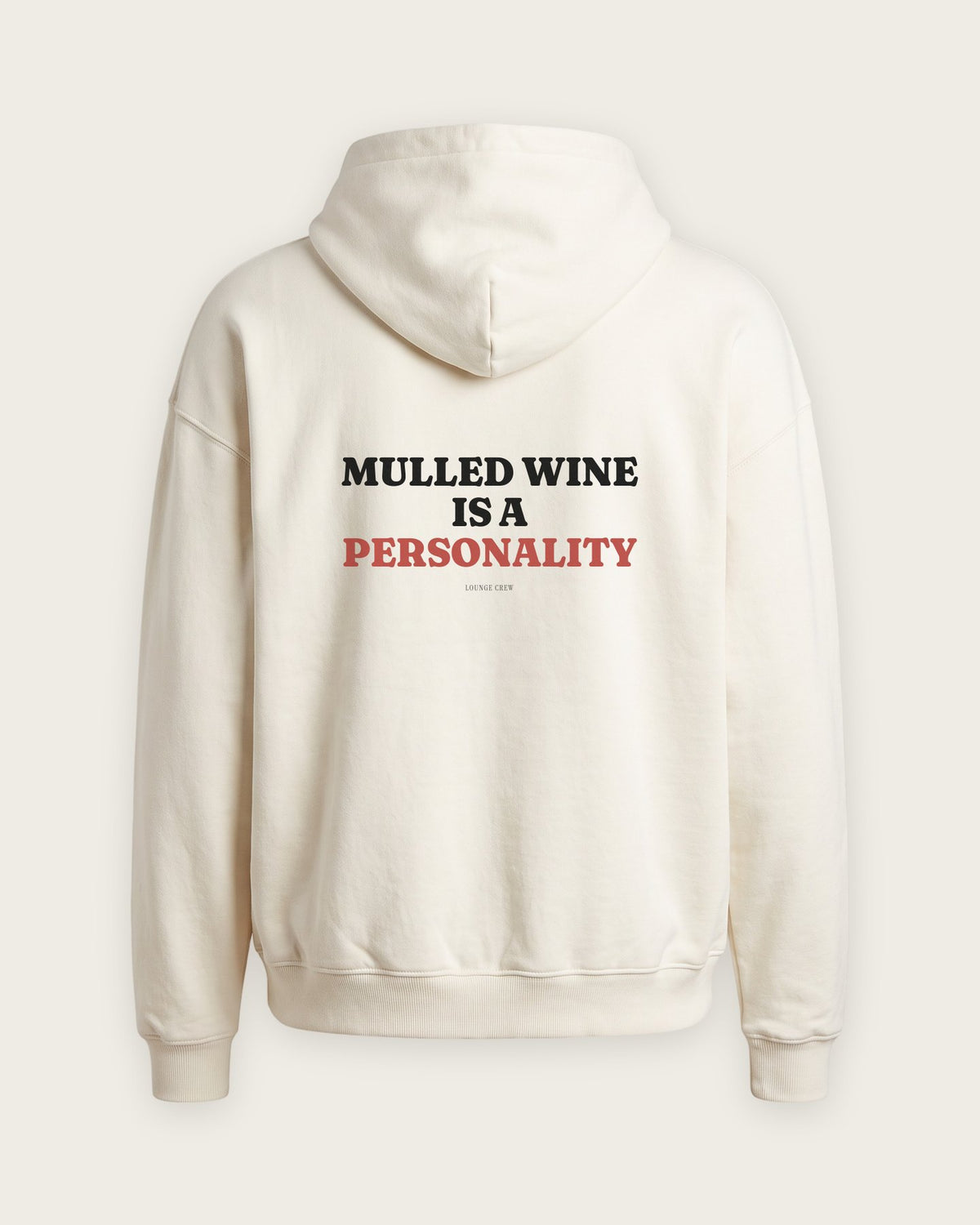 Moletom Oversized “Mulled Wine Is a Personality” — Off-White