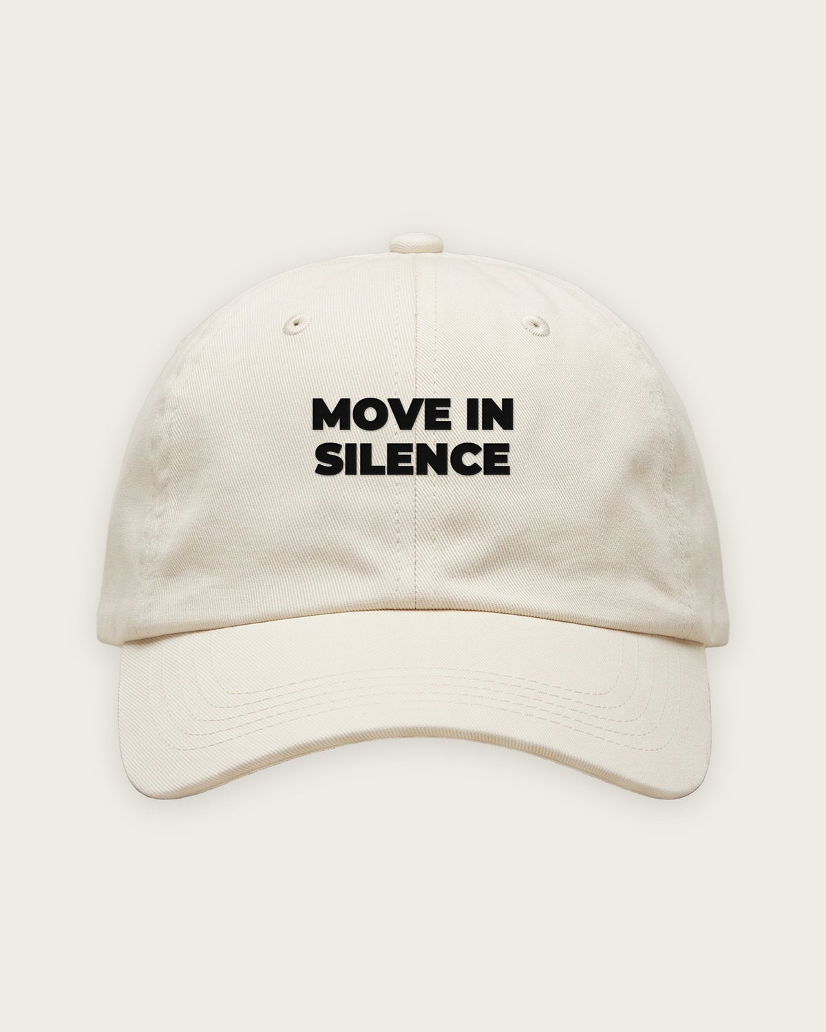 Boné Dad Hat “Move in Silence” — Off-White