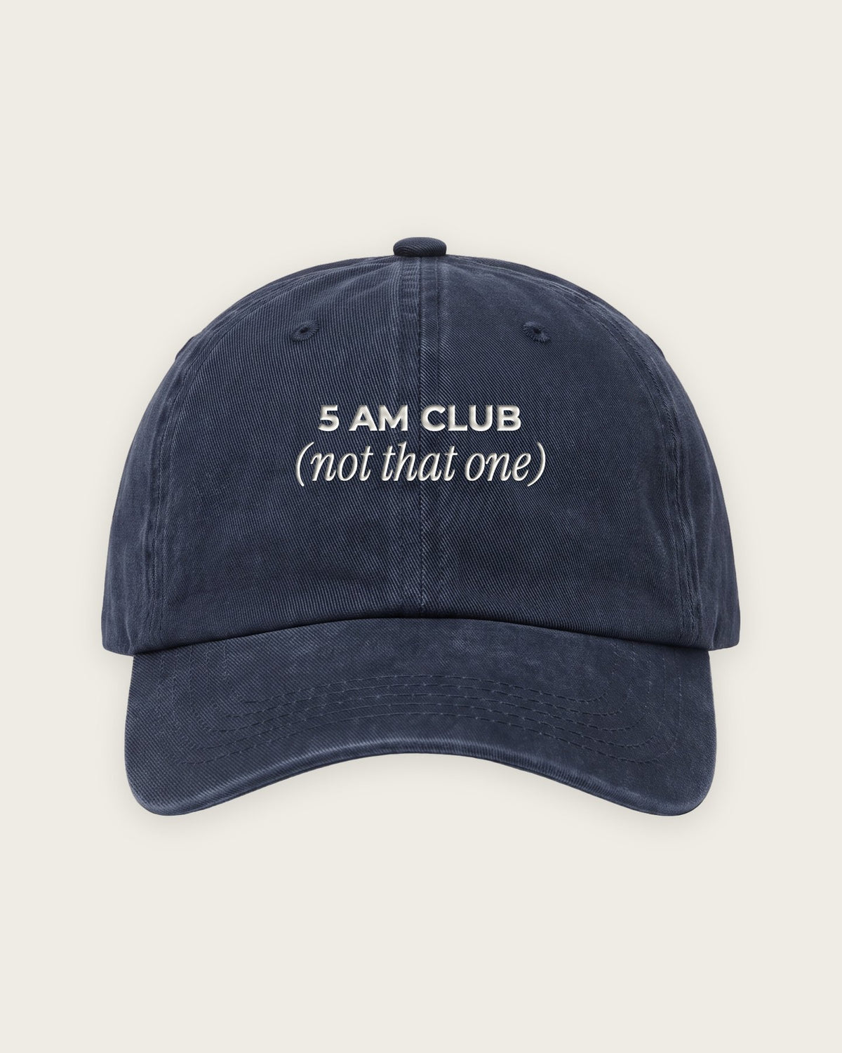 Boné Dad Hat “5 AM Club (Not That One)” — Marinho