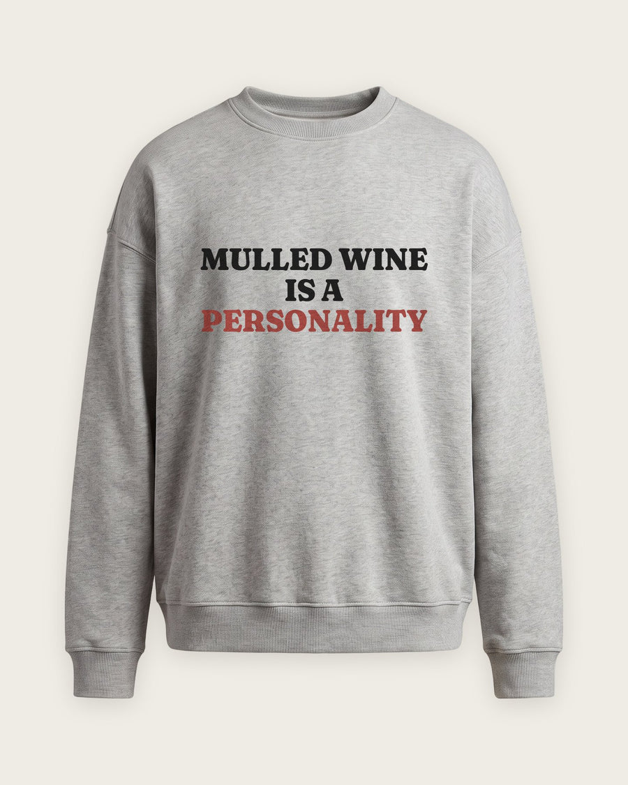 Moletom Careca “Mulled Wine Is a Personality”