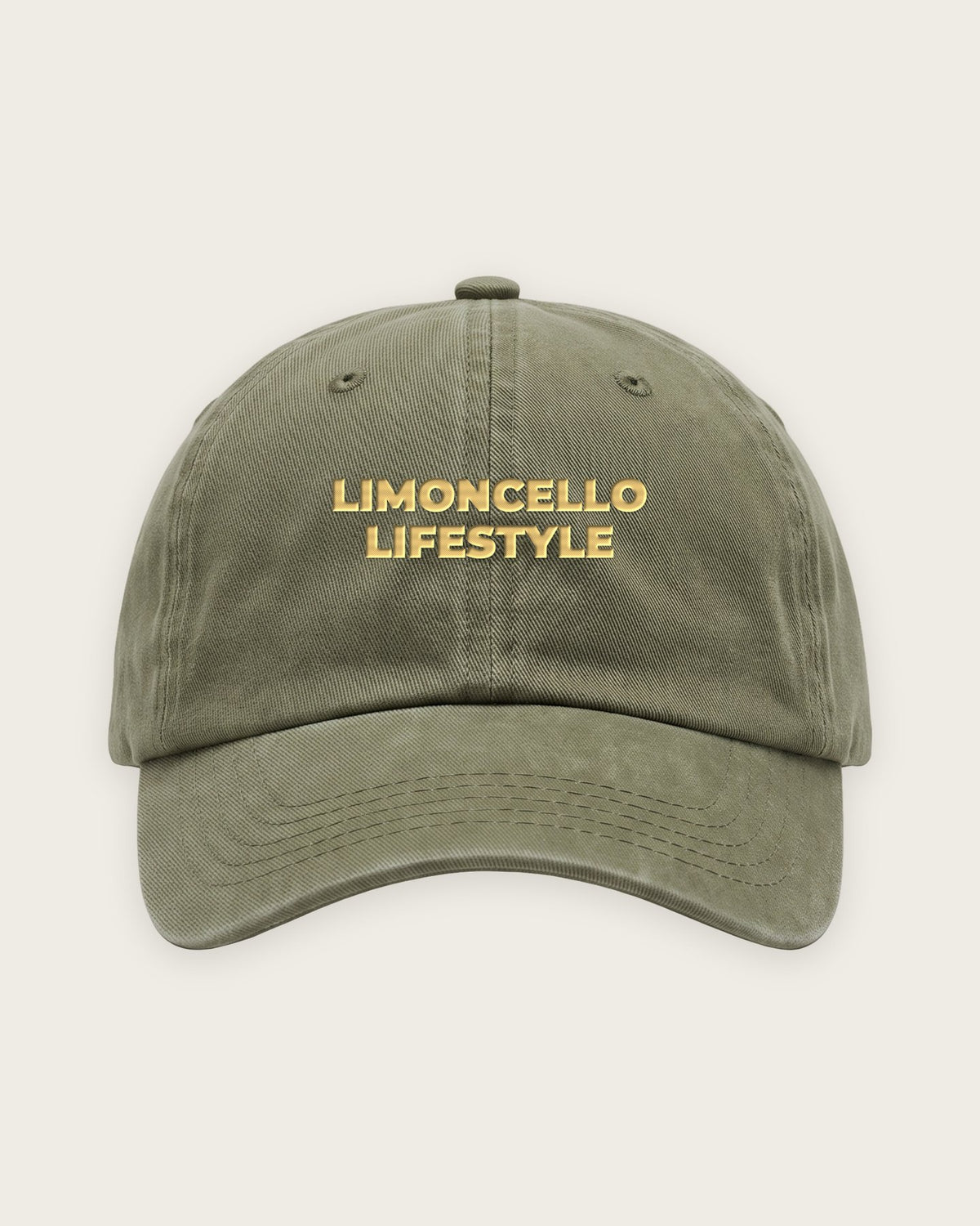 Boné Dad Hat “Limoncello Lifestyle” — Verde Musgo