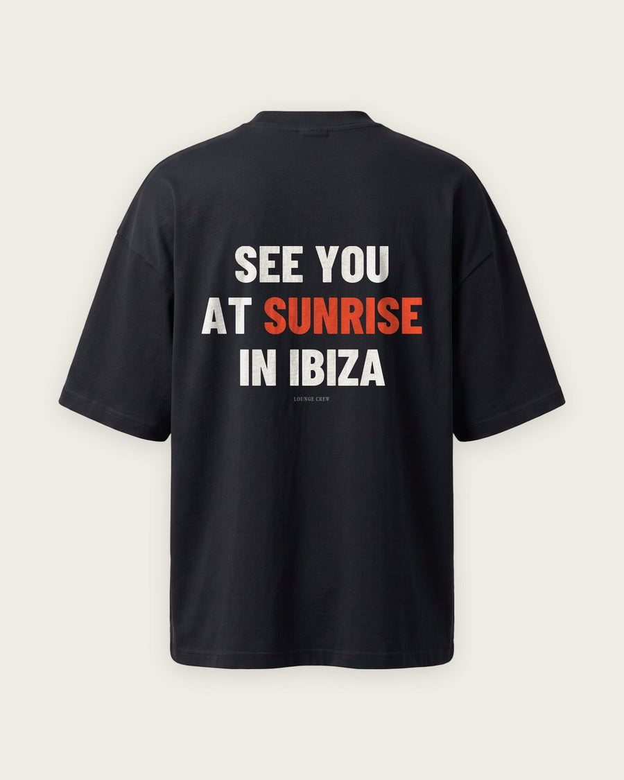Camiseta Oversized “See You at Sunrise in Ibiza”