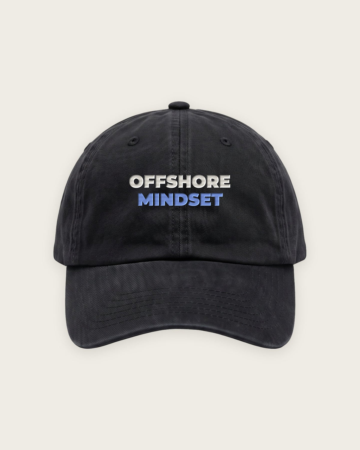 Boné Dad Hat “Offshore Mindset” — Preto