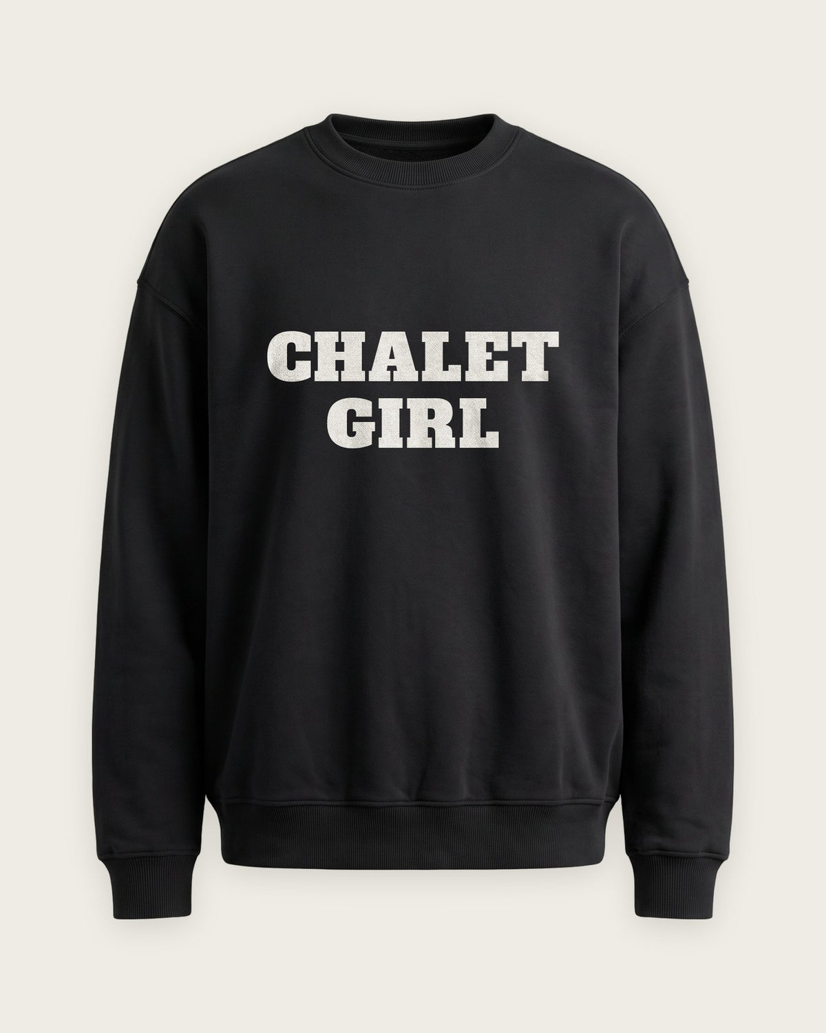 Moletom Careca “Chalet Girl” — Preto