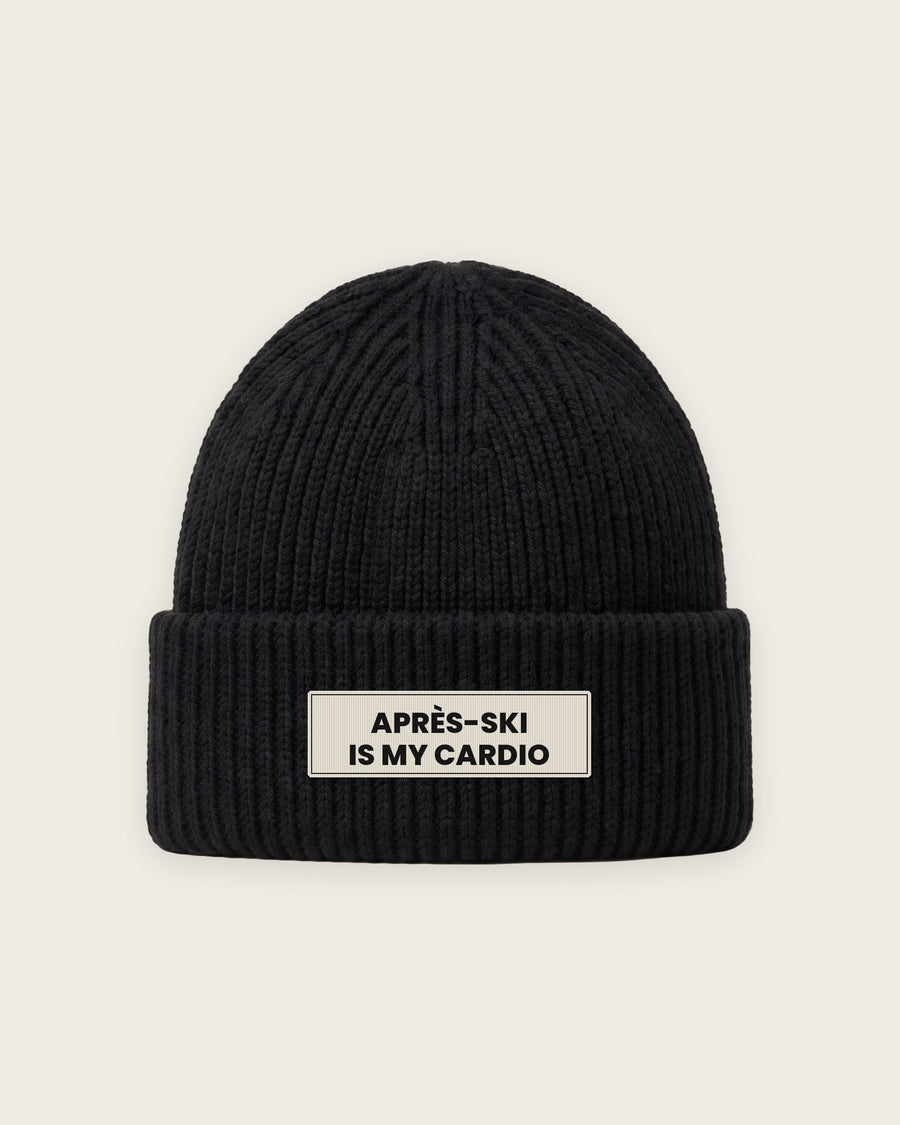 Gorro Canelado “Après-Ski Is My Cardio”