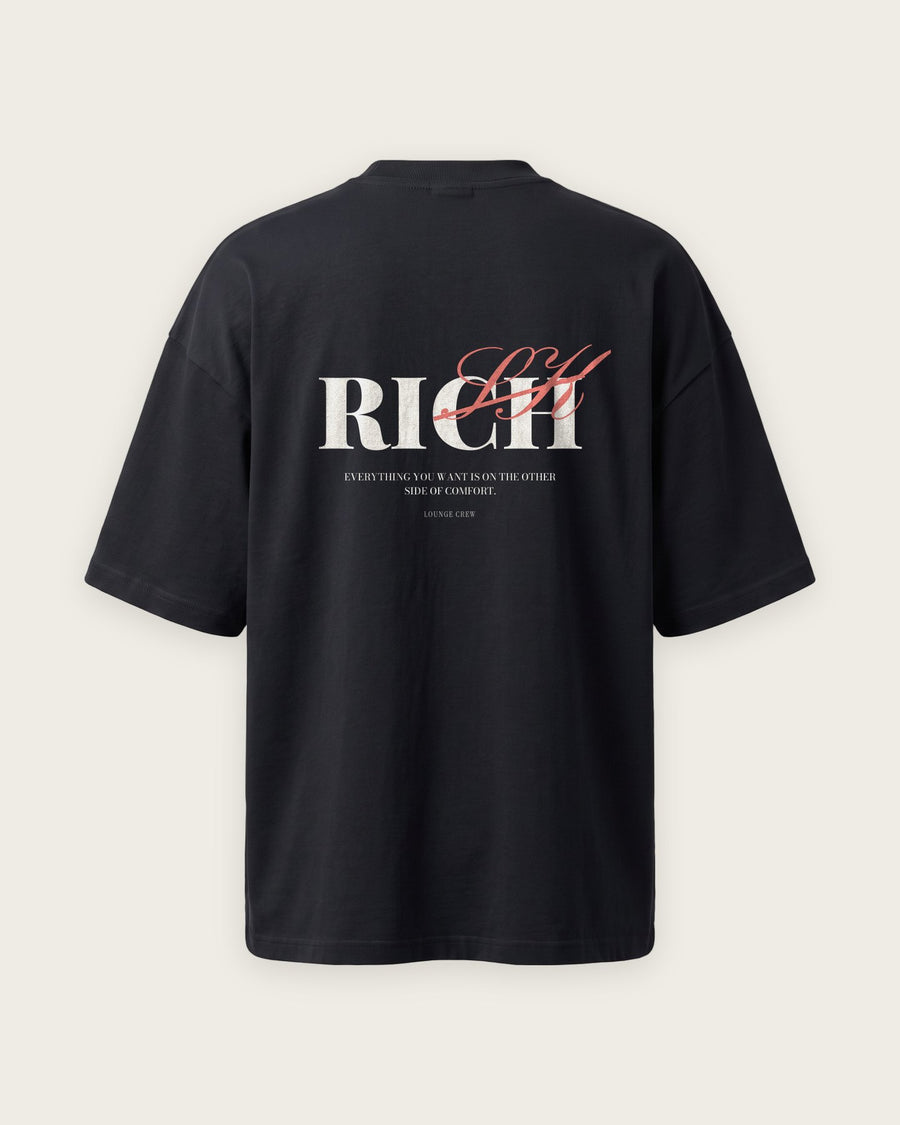 Camiseta Oversized “Rich = Risk”