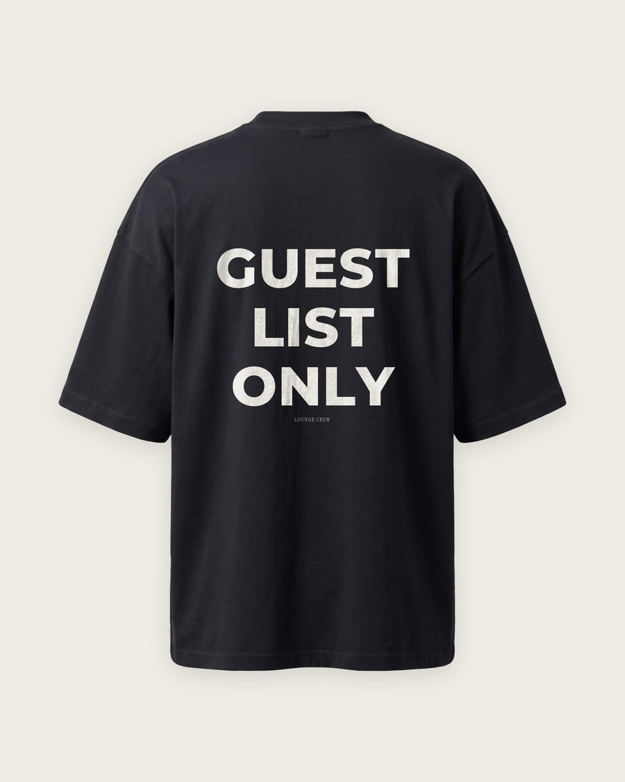 Camiseta Oversized “Guest List Only”