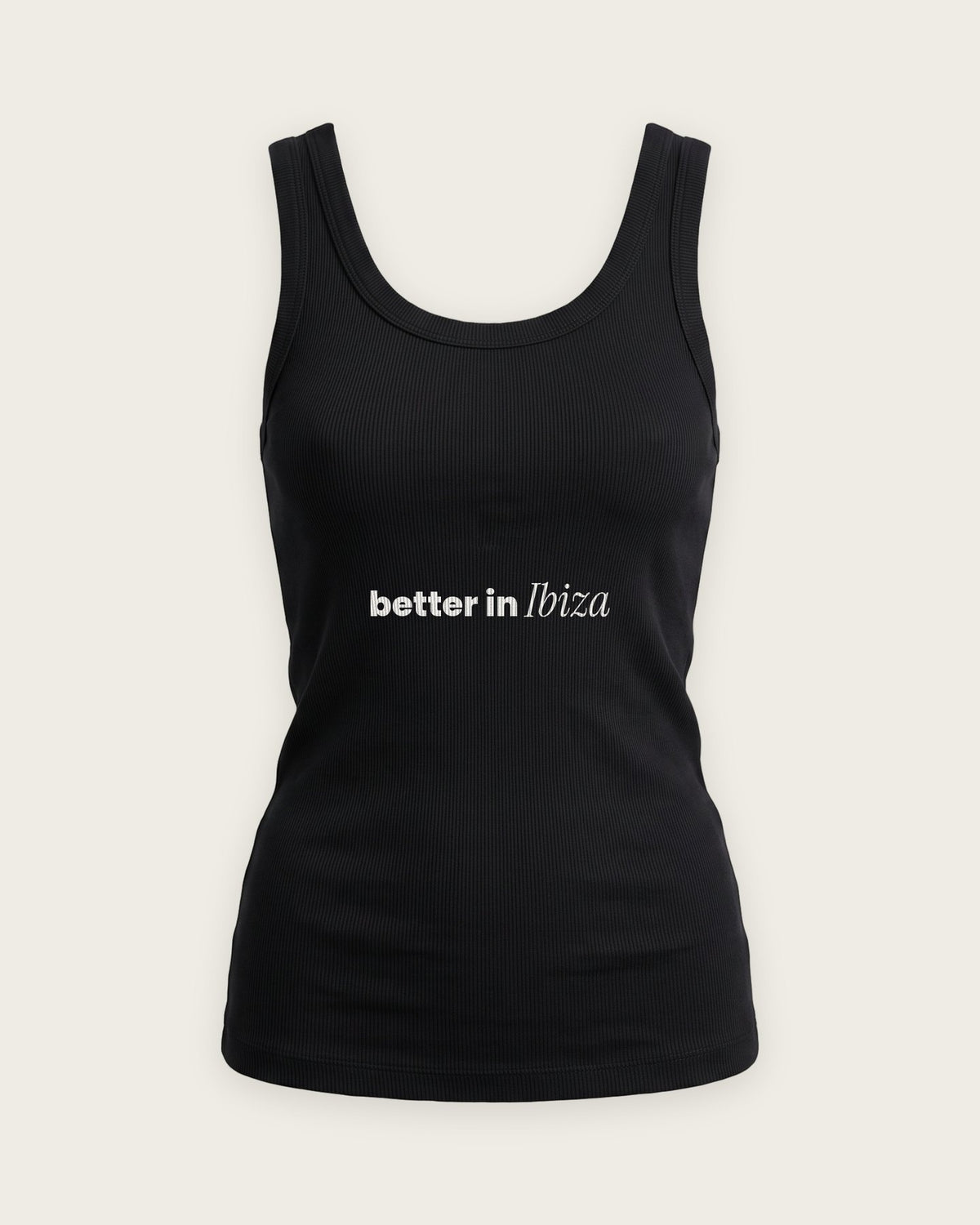 Regata Canelada “Better in Ibiza” — Preto