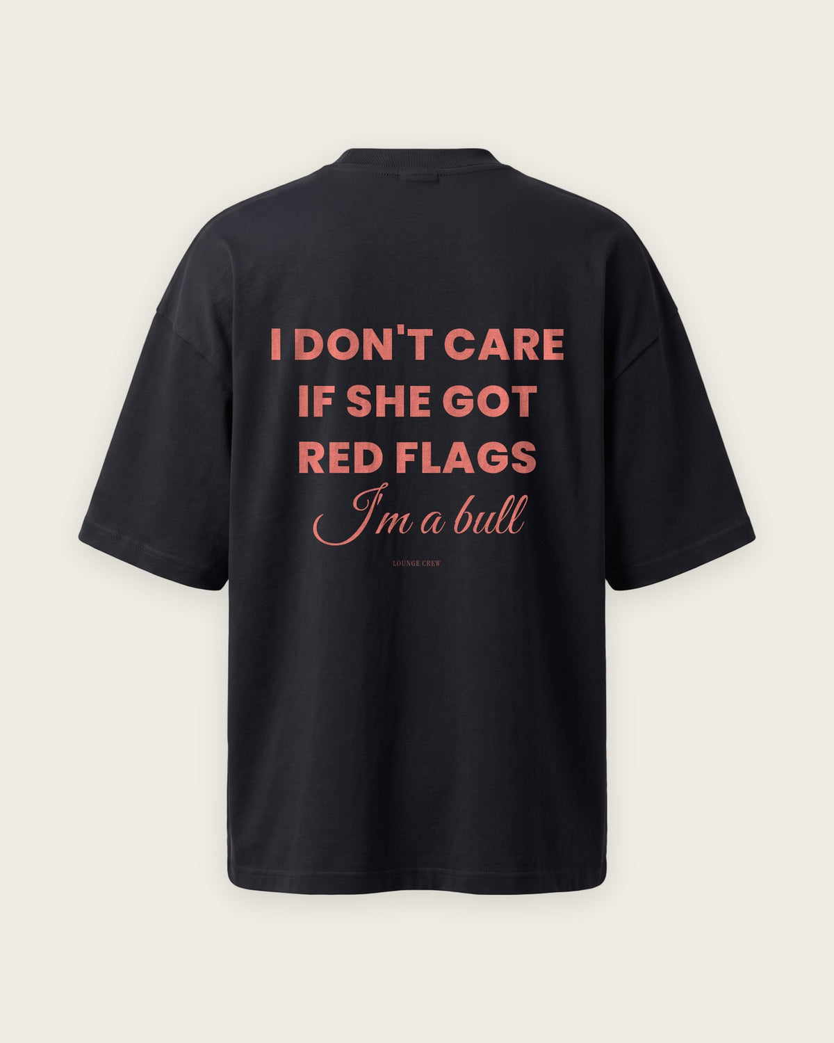 Camiseta Oversized “I'm a Bull” — Preto