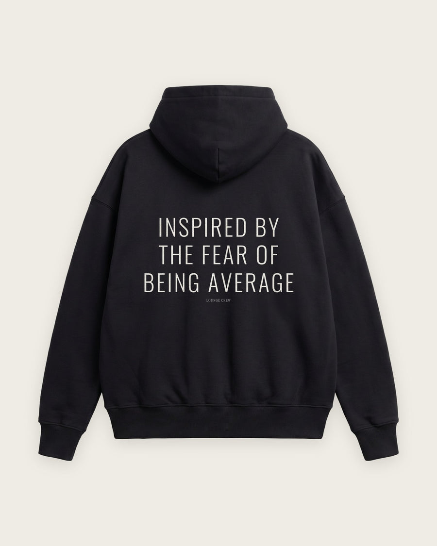 Moletom Oversized “Inspired by the Fear of Being Average”