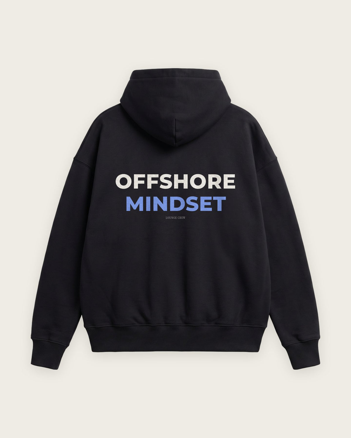 Moletom Oversized “Offshore Mindset” — Preto