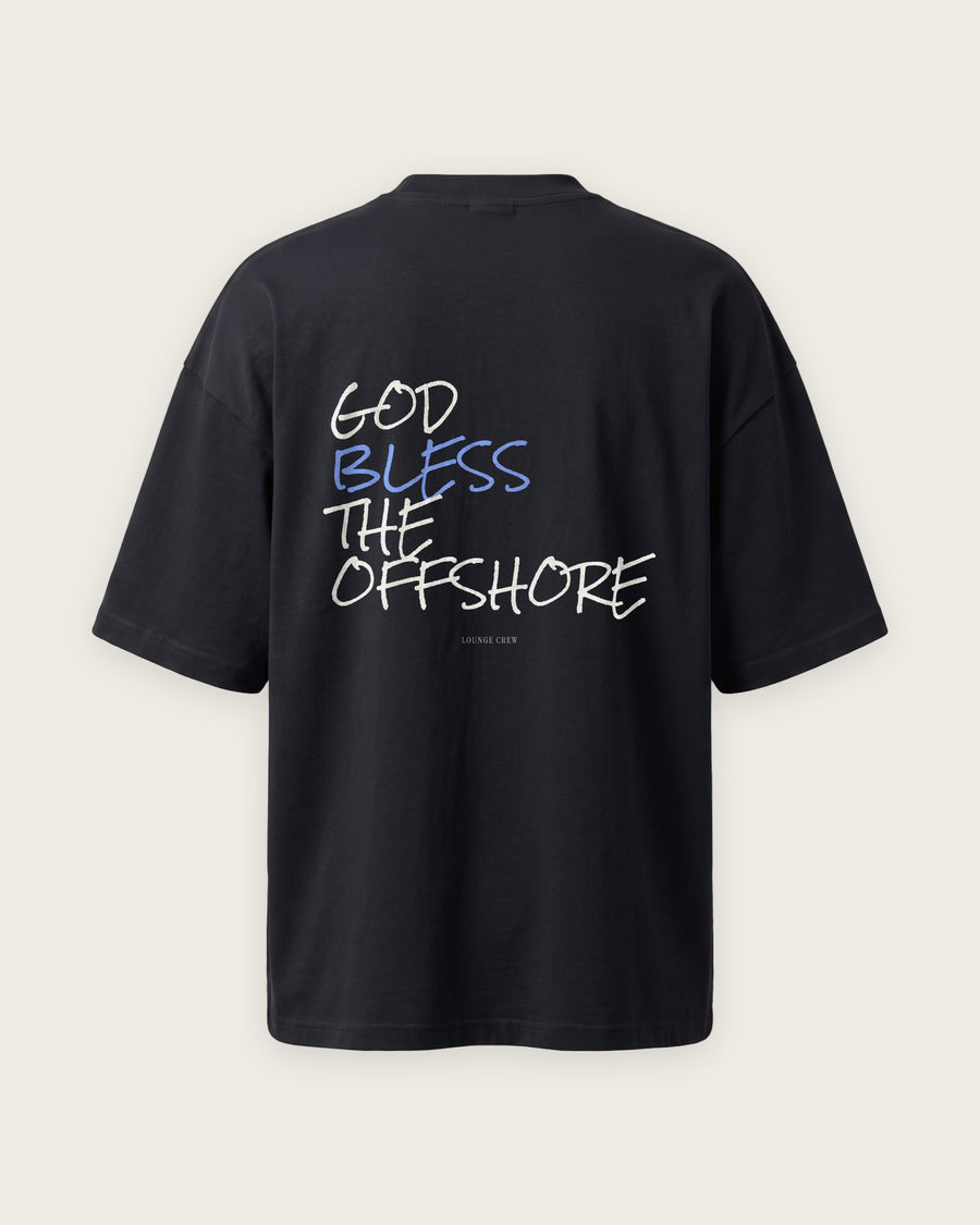 Camiseta Oversized “God Bless the Offshore”
