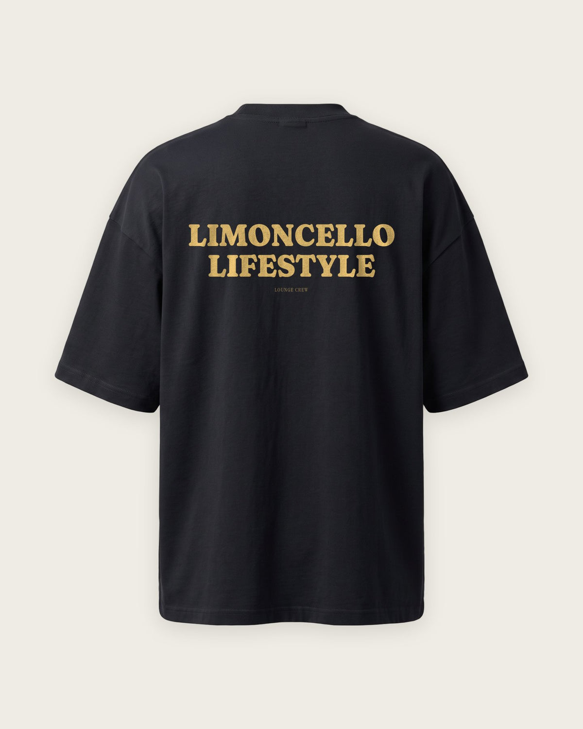 Camiseta Oversized “Limoncello Lifestyle” — Preto