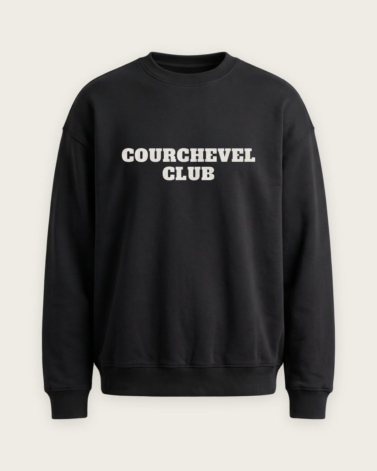 Moletom Careca “Courchevel Club” — Preto